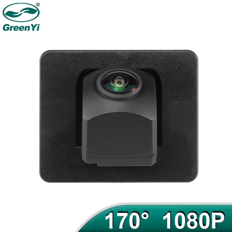 Full HD AHD 1080P Fisheye Lens Vehicle Reverse Backup Rear View Camera For Mazda 3 Mazda3 Axela BM Sedan 2014~2018