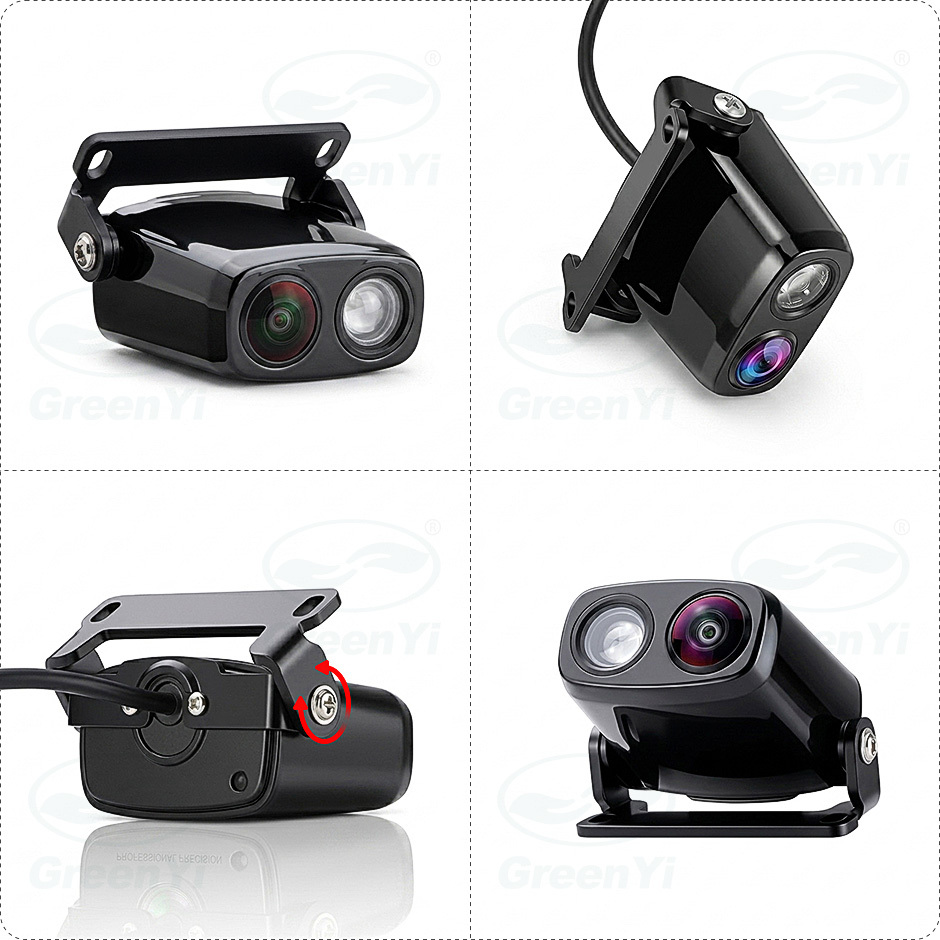 GreenYi AHD Laser Projection HD Car Rear View Camera 170° Fisheye Lens Full HD Night Vision Waterproof Universal Backup Camera