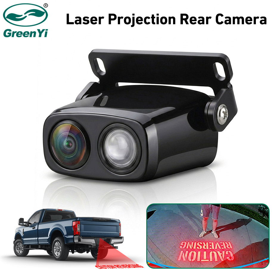 GreenYi AHD Laser Projection HD Car Rear View Camera 170° Fisheye