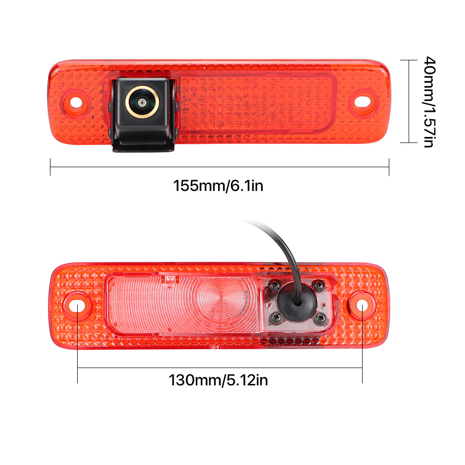 GreenYi AHD Car Brake Light Waterproof Backup Rear View Camera For Ford Transit MK7 2006-2013 Truck Van AHD1080