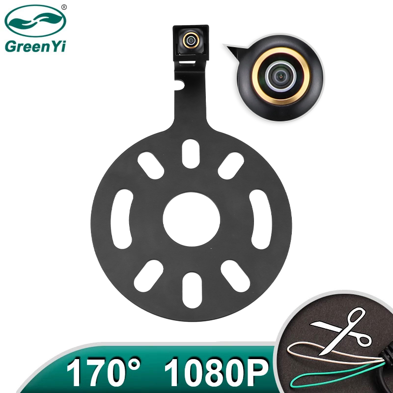 Classic 1.0 Backup Camera for Jeep Wrangler Spare Tire Mount 2007-2018, Rear View Reverse Aftermarket Camera for JK JKU Rubicon Sahara Sport Unlimited Removable Guidelines w/OEM Monitor Adapter