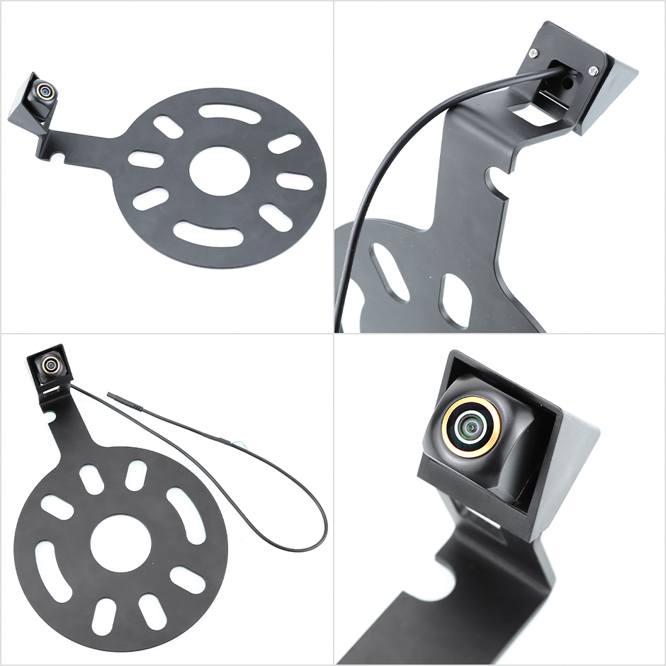 Classic 1.0 Backup Camera for Jeep Wrangler Spare Tire Mount 2007-2018, Rear View Reverse Aftermarket Camera for JK JKU Rubicon Sahara Sport Unlimited Removable Guidelines w/OEM Monitor Adapter