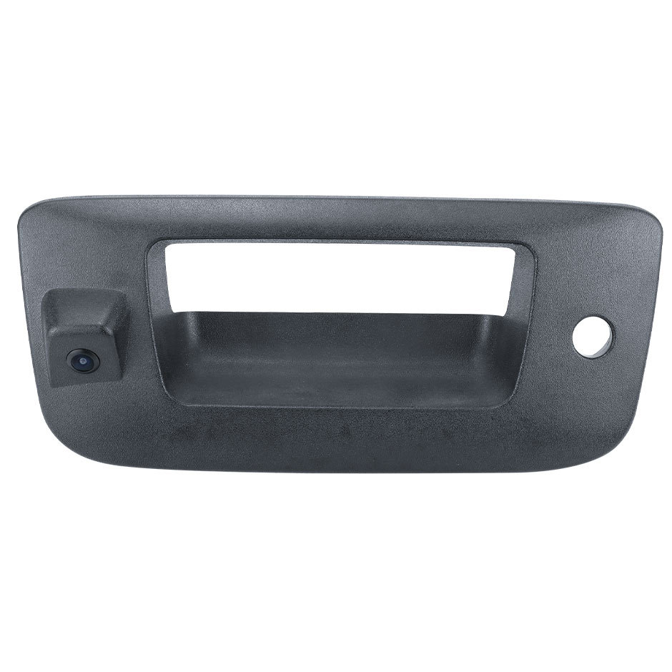 Tailgate Handle Backup Camera Compatible with 2007-2014 Chevy Silverado GMC Sierra 1500 2500 3500 HD with Waterproof Rear View Camera with Keyhole, Tailgate Handle Backup Kit Replaces# 22755304