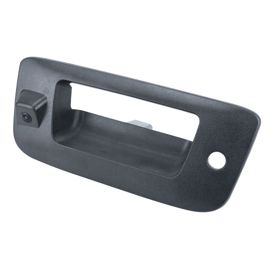 Tailgate Handle Backup Camera Compatible with 2007-2014 Chevy Silverado GMC Sierra 1500 2500 3500 HD with Waterproof Rear View Camera with Keyhole, Tailgate Handle Backup Kit Replaces# 22755304
