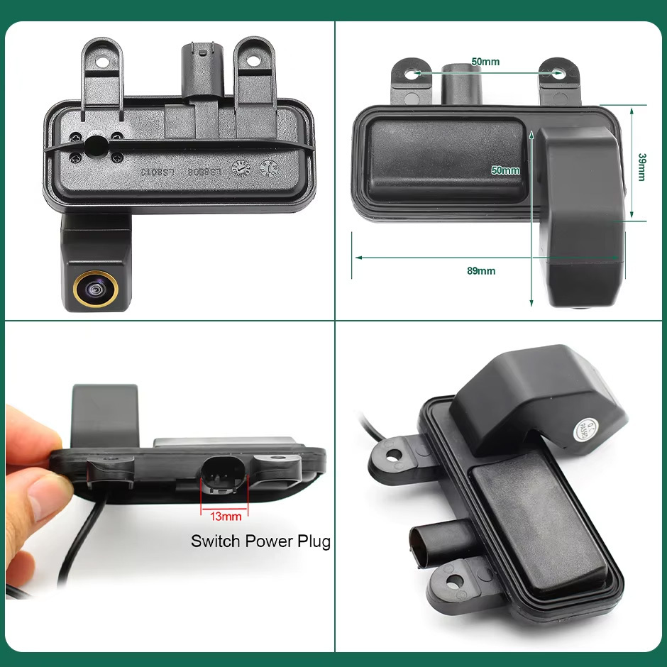 GreenYi 170° 1080P Car Rear View Camera for Mercedes Benz E Class E200 E260 E300 E350 E63 W212 C207 W207 Night Vision Reversing