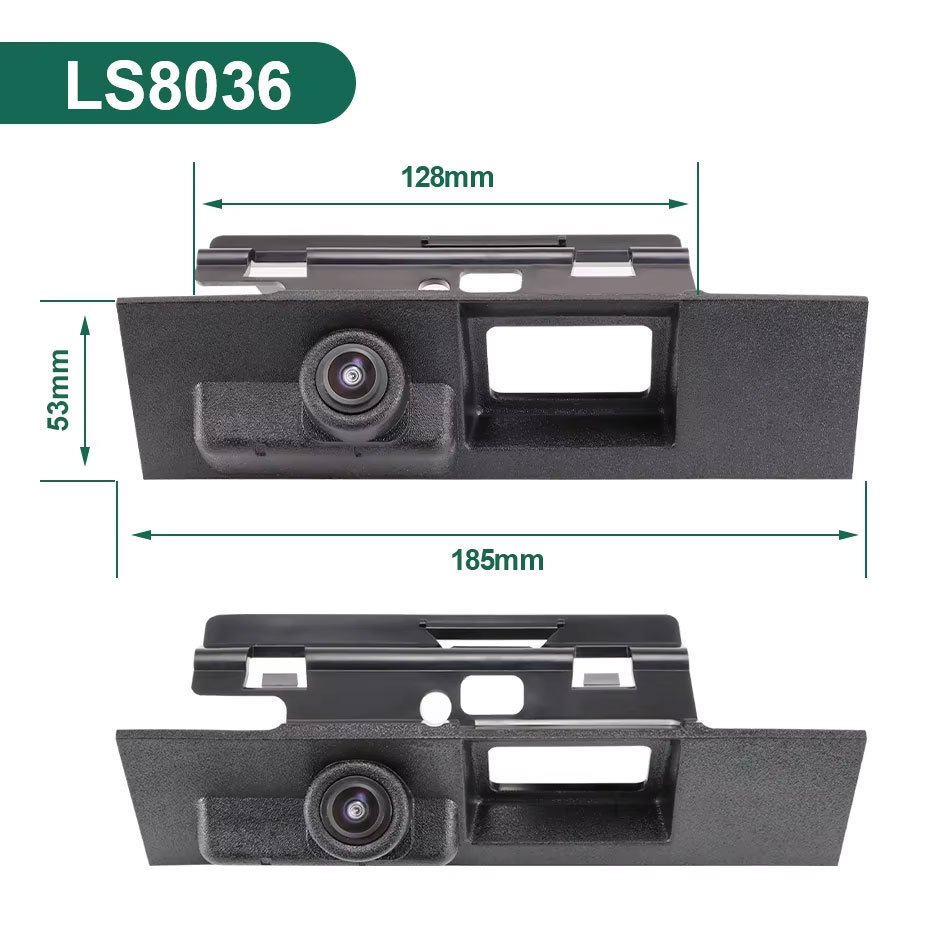 AHD 1080P Vehicle Dynamic Trajectory Car Trunk Handle Rear View Camera For Ford Mondeo MK3 MK4 MK5 S-Max 2014-2018 Android DVD