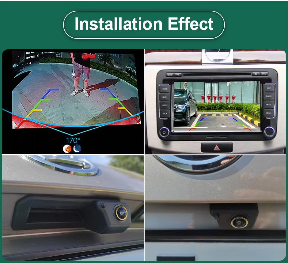 GreenYi 170° HD 1080P Car Rear View Camera for Audi Q2 Q2L A5 Skoda karoq KODIAQ Cayenne Polo Bora Night Vision Reverse AHD