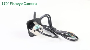 GreenYi AHD Vehicle Car Rear Front Side View Camera 170° Fisheye HD Night Vision Waterproof Straw Hat Camera Drill Bit Included