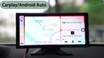 10.36 Inch Wireless Carplay AndroidAuto 4 Channels DVR Monitor With 360 Panoramic Camera For Pickups Camper Trailer Truck Suv