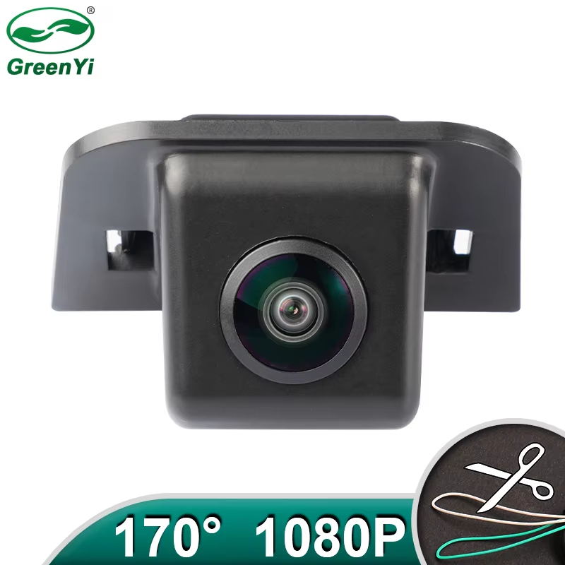 GreenYi CCD AHD 1920x1080P Night Vision Car License Plate Light Rear View Camera For Toyota Prius 2011-2014 Trunk Reserved Hole