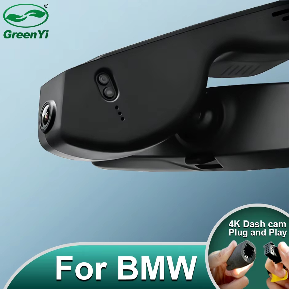 Plug and Play Hidden 4K Dash Cam Car DVR Front Rear Camera For Bmw X5 X6 X7 Bmw 3/4 Series Bmw i3 M2 2019-2023 WiFi App