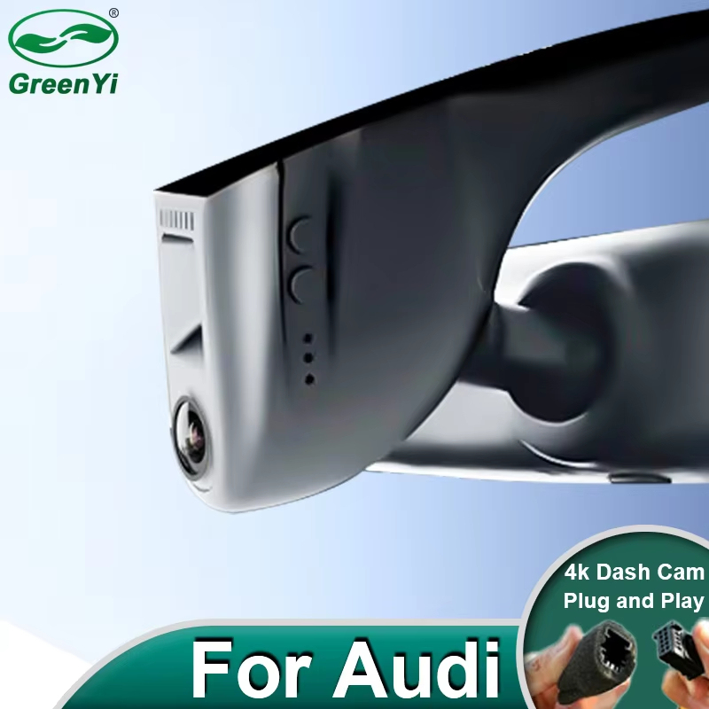 ﻿ Plug and Play Hidden 4K Dash Cam Car DVR Camera For Audi A3 A4 A5 A6 A7 A8 Q1 Q3 Q5 Q7 2010-2019 With Light Sensing Front Cam