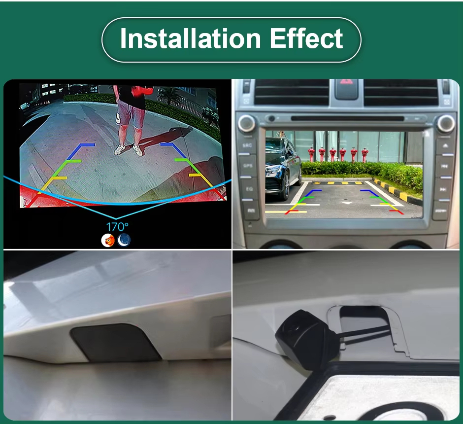 GreenYi CCD AHD 1920x1080P Night Vision Car License Plate Light Rear View Camera For Toyota Prius 2011-2014 Trunk Reserved Hole