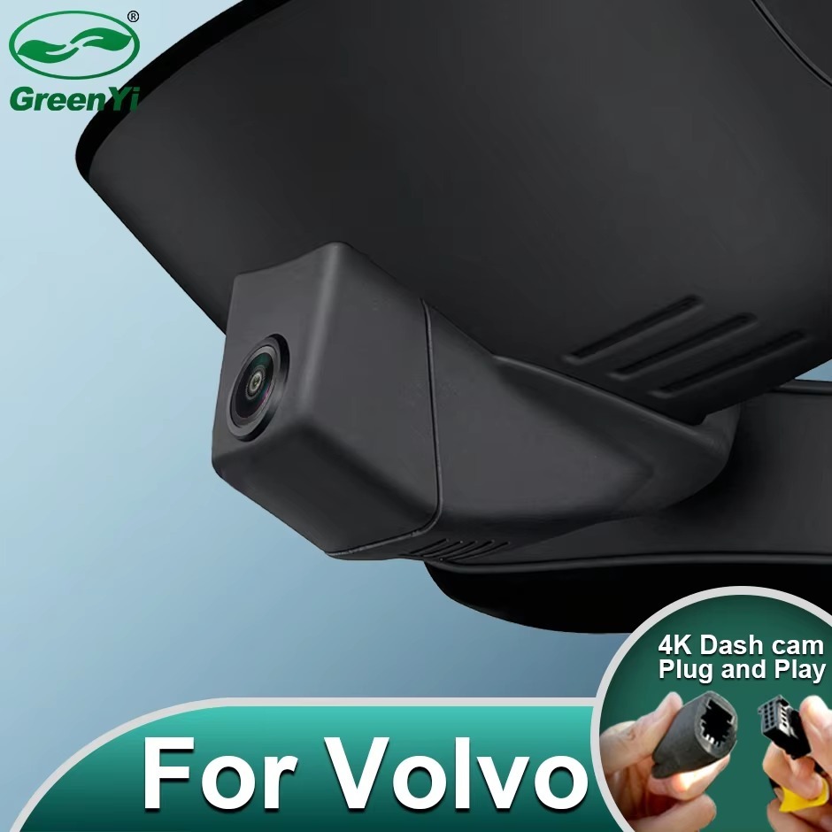 Plug and Play Hidden 4K WiFi Dash Cam Car DVR Front Rear Camera For Volvo S90 V90 XC60 2017-2020