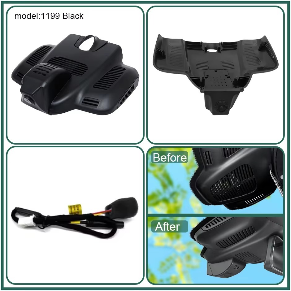 Plug and Play Hidden 4K WiFi Dash Cam Car DVR Front Rear Camera For Mercedes Benz MB E Class W213 S213 CLS C257 AMG GT C190