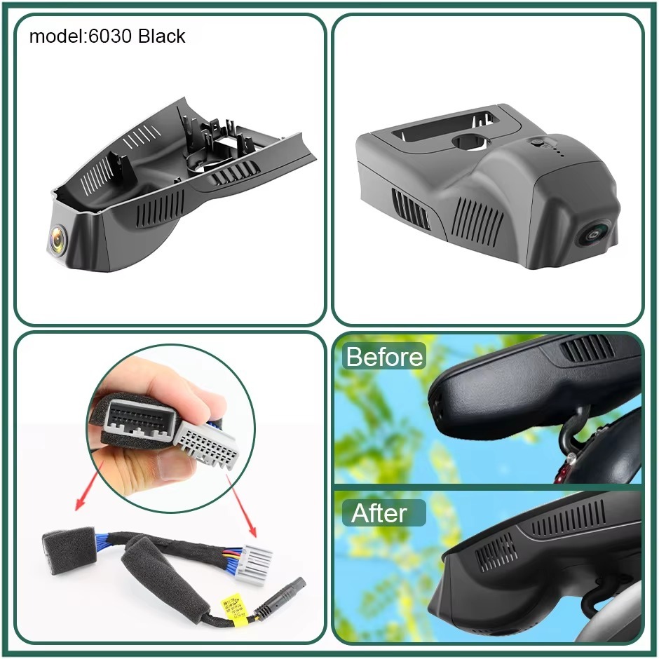 Plug and Play Hidden 4K Dash Cam Car DVR Camera For Mercedes Benz CLA C117 W117 GLA X156 W176 GLA 180 200 220 250 2015-2019