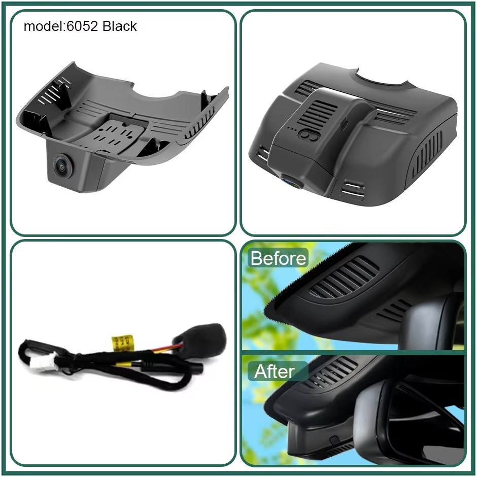 Plug and Play Hidden 4K WiFi Dash Cam Car DVR Front Rear Camera For Benz E W212 W204 W207 C207 C250 E200 E300 E350 2012-2015