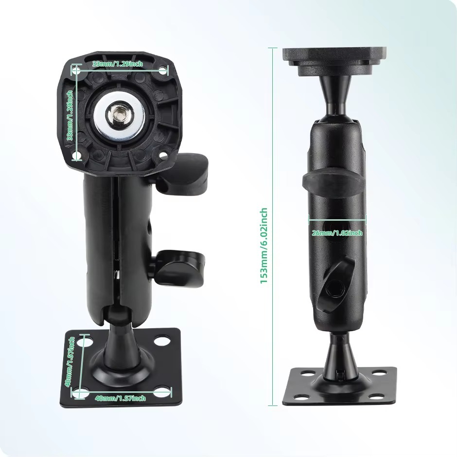 GreenYi Car 180° Can Rotate Suitable Metal Bracket for Car Desktop 7inch 8inch 9inch 10inch Monitor