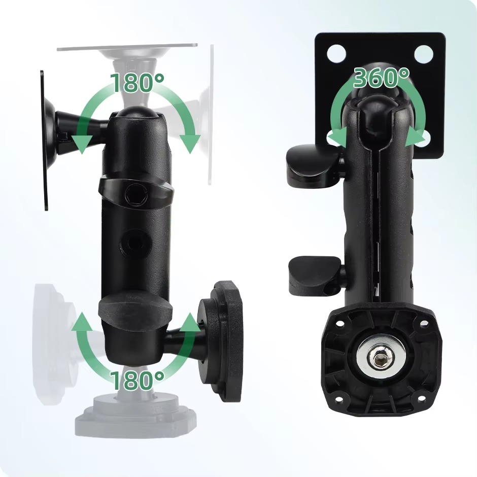 GreenYi Car 180° Can Rotate Suitable Metal Bracket for Car Desktop 7inch 8inch 9inch 10inch Monitor