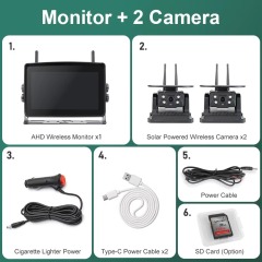 Monitor with 2camera