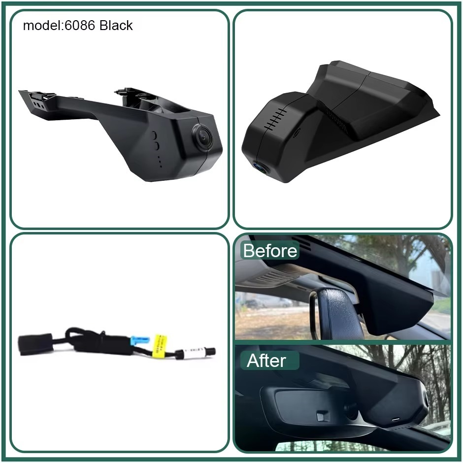 Plug and Play Hidden 4K Dash Cam Car DVR Front Rear Camera For Peugeot 3008 Allure 4008 5008 GT DS7 Citroen C3 C5 X7 2015-2020