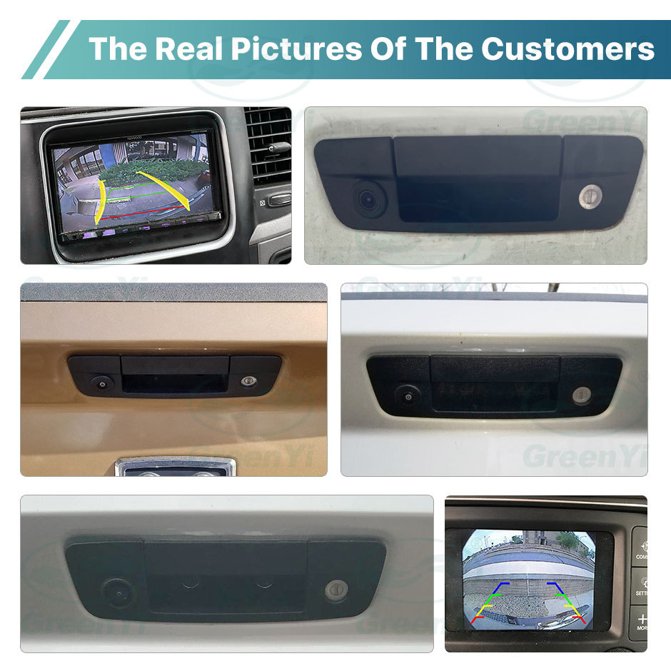 Tailgate Handle Backup Back up Camera Fit For 2009-2017 Dodge Ram 1500 2500 3500