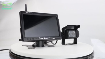 GreenYi Wireless 7'' BSD Car Monitor Screen Rear View Camera For Truck Bus RV Trailer Excavator Rearview Image 12V-24V Display
