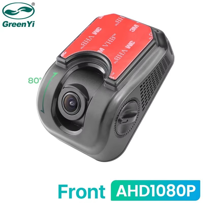 GreenYi AHD1080 Universal Car Windshield Front View Camera High Definition Starlight Night Vision Adjustable Angle For Bus Truck