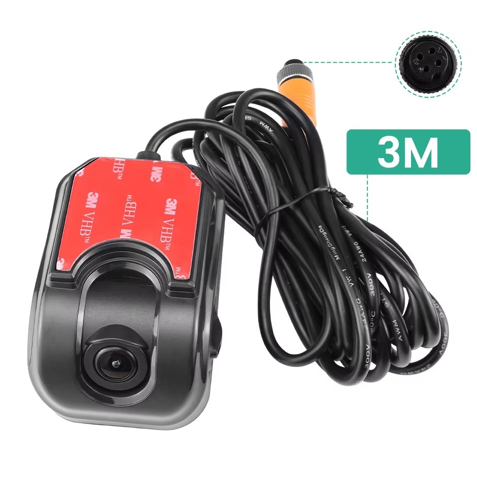 GreenYi AHD1080 Universal Car Windshield Front View Camera High Definition Starlight Night Vision Adjustable Angle For Bus Truck