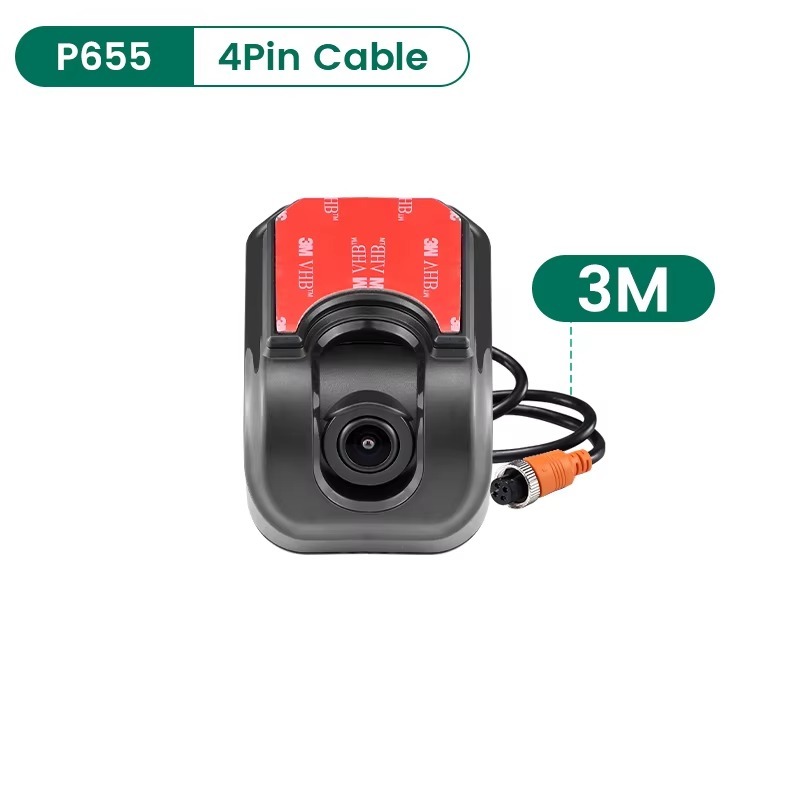 GreenYi AHD1080 Universal Car Windshield Front View Camera High Definition Starlight Night Vision Adjustable Angle For Bus Truck