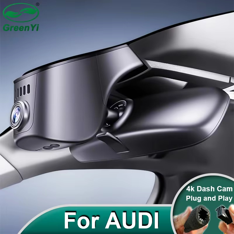 Plug and Play Hidden 4K Dash Cam Car DVR Front/Rear Camera For Audi A1 A3 S3 A4 A5 A6 A7 A8 Q2 Q3 Q4 Q5 Q6 Q7 Q8 2015-2025