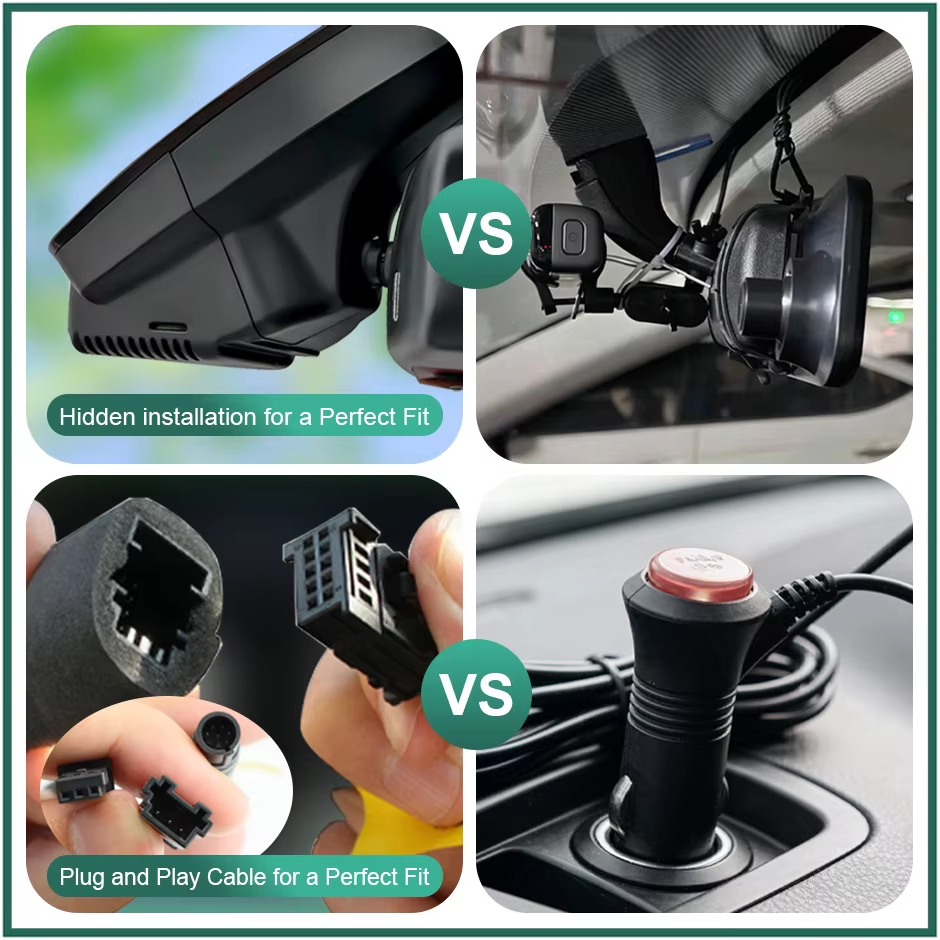 Plug and Play Hidden 4K Dash Cam Car DVR Front Rear Camera For BMW X1 X3 E81 E82 E87 E88 E90 E91 E92 E93 E60 E61 E65 E66 E84 E70