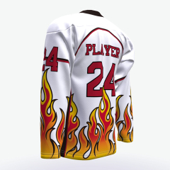 100% polyester custom colors practice hockey jersey