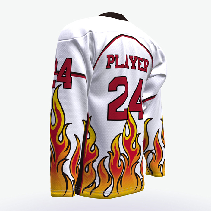 100% polyester custom colors practice hockey jersey