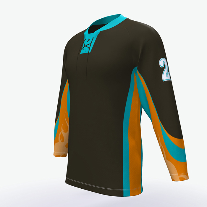 top qualiti sublim field ice hockey jersey