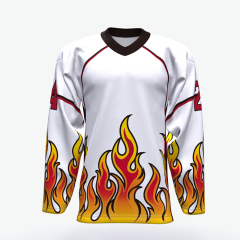 100% polyester custom colors practice hockey jersey
