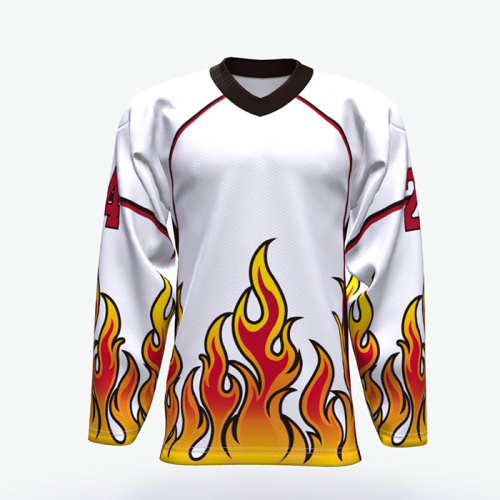 100% polyester custom colors practice hockey jersey