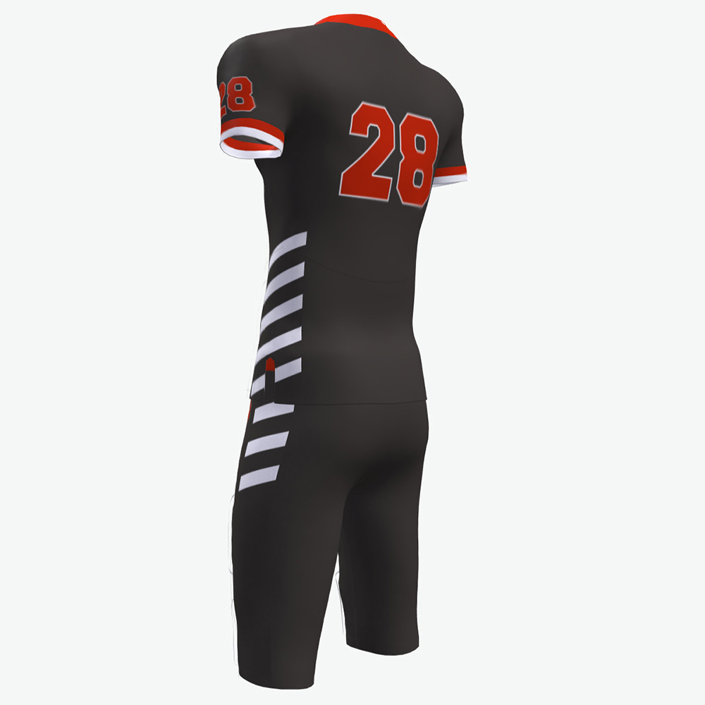 sublimated design american football uniform
