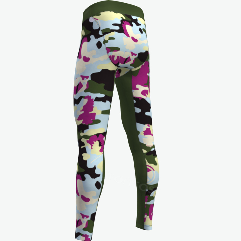 mens camouflage compression leggings
