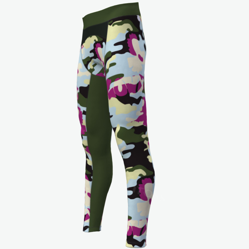 mens camouflage compression leggings