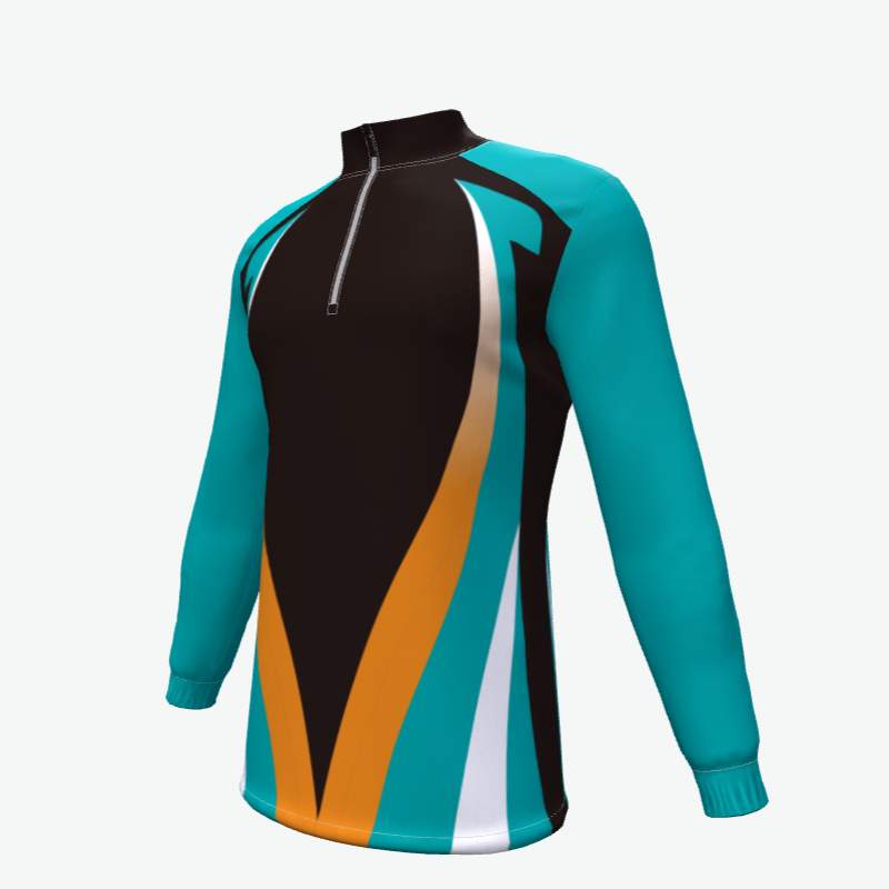 full sublimated 1/4 zip jacket