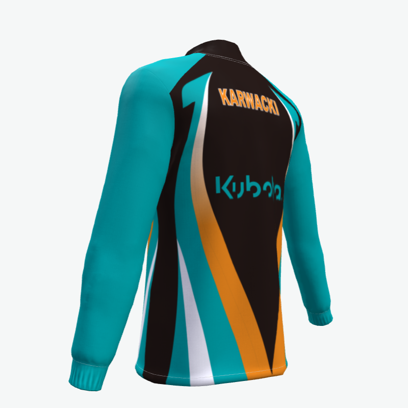 full sublimated 1/4 zip jacket