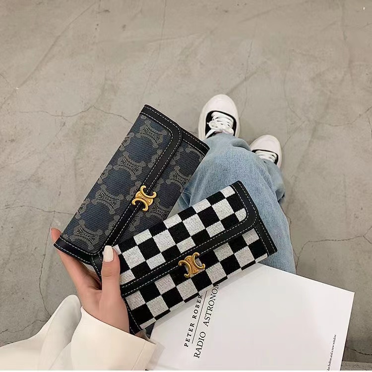 CHANEL シャネル 長財布 ファスナー カーボン - 長財布