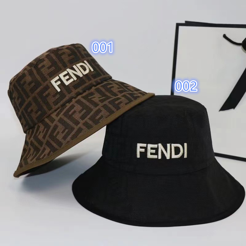 FENDI バケットハット 黒 - ハット