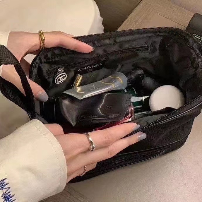 CHANEL 大容量ポーチ J1206シャネル ハイブランド バック 大容量 化粧ポーチ 化粧品