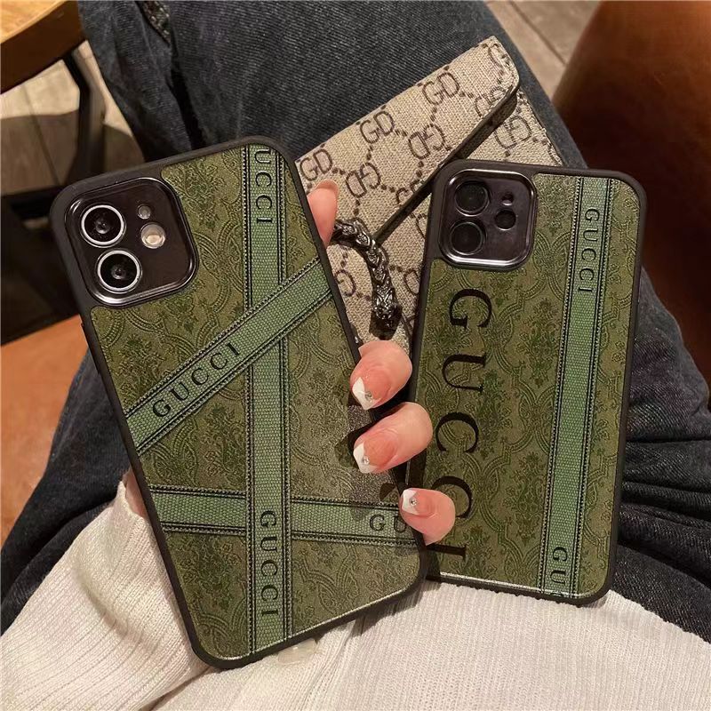 gucci グッチ iphone 14/13 pro/13 pro max/12 スマホカバー おしゃれ 緑 アイフォン12/11 pro/11  pro maxケース上質 GUCCI定番 iphone xr/xs/x/xs maxケース かわいい 韓国スタイル シンプル高級 レディース  ファッション