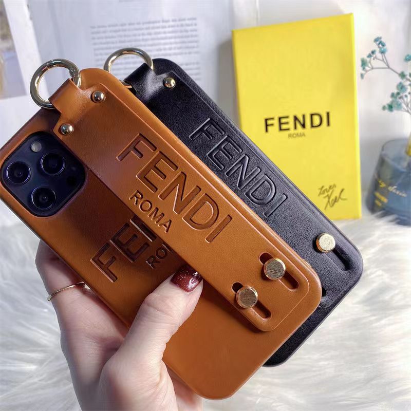 大感謝セール】 Fendi モノグラム 本革 iPhoneケース - スマートフォン 