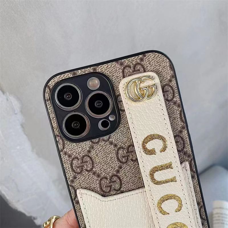 GUCCI アイフォン14MAXケース ベルト付き グッチIPHONE13pro 