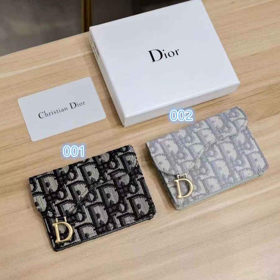 ディオールハイブランド 財布  サイフ 二つ折り 定番 Dior カード収納小物収納 小銭入れ 