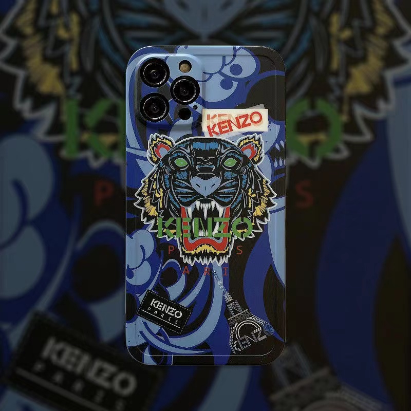 ケンゾー虎柄シリーズiphone14/14 pro /13 mini/13 pro maxケース 